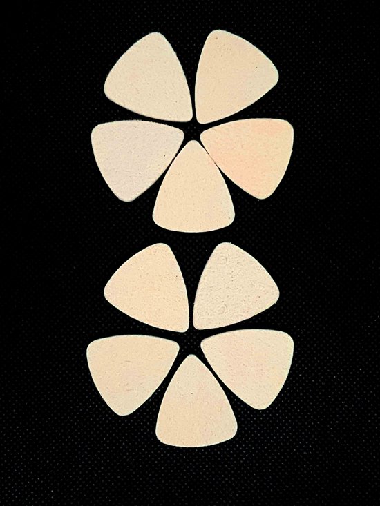 Janasiba Ukelele selectie vilt plectrums voor ukelele en gitaar, 40