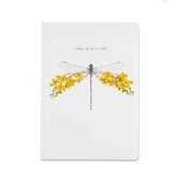 Luxury Dragonfly Notebook - Bullet journal - Dagboek - A5 – Gelineerd – Libelle