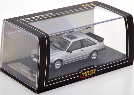 VITESSE, T9-43092. 1983 FORD ESCORT MK3 XR3i IN STRATO SILVER, SEALED, NEW | UK