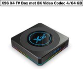 X96 X4 TV Box met 8K Video Codec 4/32 GB