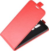 Mobigear Telefoonhoesje geschikt voor OPPO A5 (2020) Hoesje Flipcase - Rood