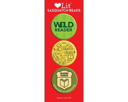 Sasquatch Reads 3Button Assortment Stationery
