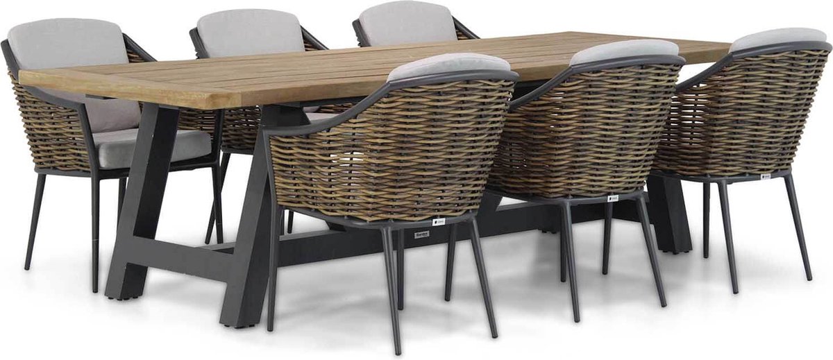 Coco Olivine/Trente 260 cm dining tuinset 7-delig