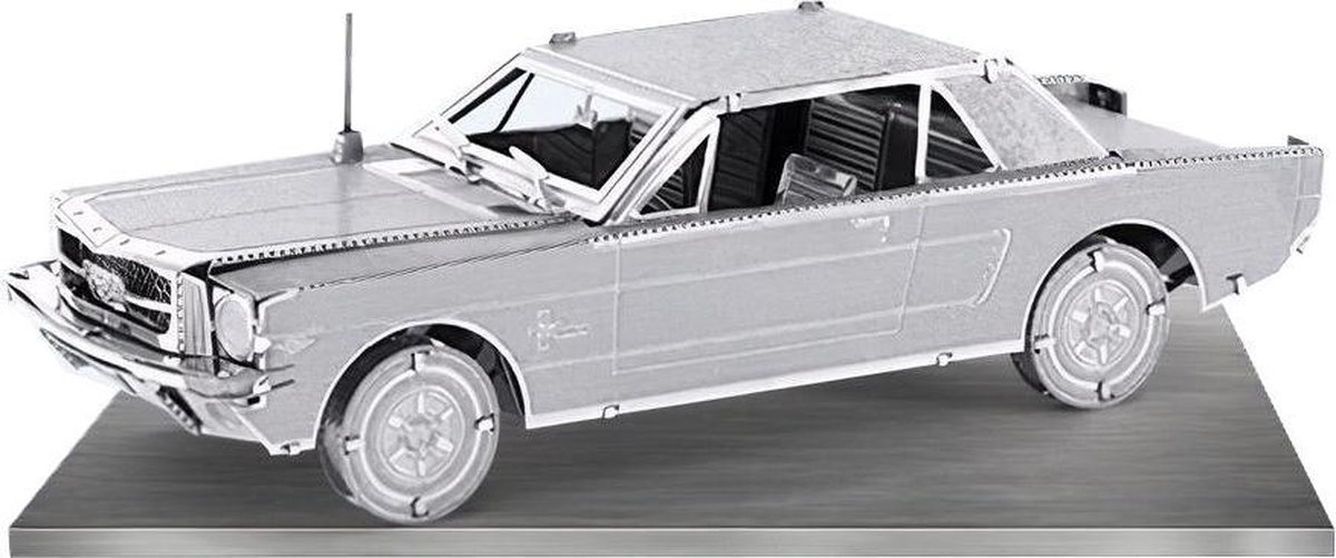 Metal Earth Modelbouw 3D Ford Mustang Coupe - Metaal — afbeelding 3
