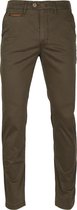 Gardeur - Chino Benny Donkergroen - Modern-fit - Chino Heren maat 26