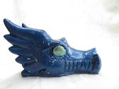 Orgone / orgonite / orgoniet draak/drakenschedel Lapis lazuli