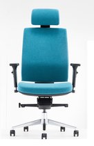 MaxxHome Senior Executive Luxe Directie Bureaustoel - High-end - Hoog - Blauw