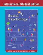 Social Psychology (Fifth International Student Edition)