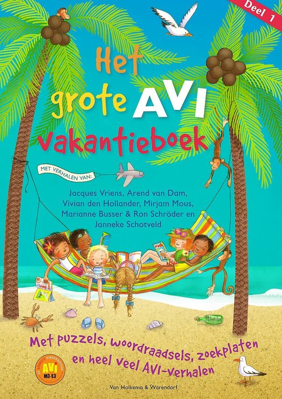 Het grote AVI vakantieboek AVI M3 - AVI E3 - cover