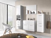SHOWER DESIGN Set CLAUDIA - badkamermeubels - gelakt wit  L 60 cm x H 132 cm x D 34.5 cm