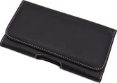 SK Telefoontasje zwart met Jeans Riem -  Riemtasje voor telefoon - Zwart