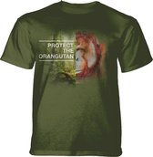 T-shirt Protect Orangutan Green L