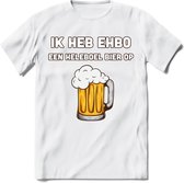 Ik Heb EHBO T-Shirt | Bier Kleding | Feest | Drank | Grappig Verjaardag Cadeau | - Wit - 3XL