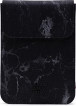 Spokane Sleeve for iPad Mini - Black Marble / Tijdloze tablethoes met magnetische sluiting & fleece voering - voor iPad Mini / Beperkte Levenslange Garantie / Zwart