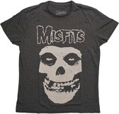 Misfits Heren Tshirt -L- Logo & Fiend Zwart