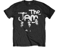 The Jam Heren Tshirt -L- B&W Group Shot Zwart