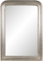 Wandspiegel 76*3*106 cm Zilverkleurig Hout Rechthoek Grote Spiegel Muur Spiegel Wand Spiegel