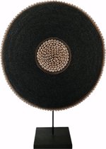 Kralen schild op standaard - ornament  MACAN | black