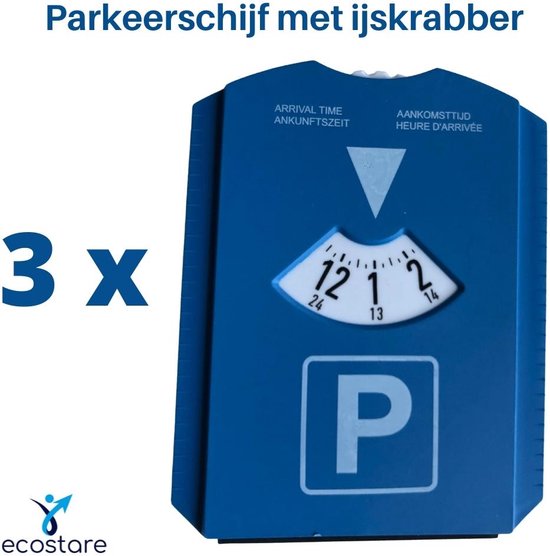 Disque de stationnement - Parkeerschijf - Disque de stationnement - Disque  bleu - Zone