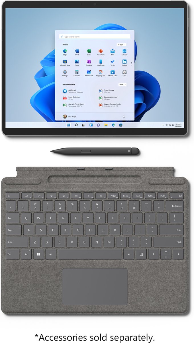 Microsoft Surface Pro 8 - i5 - 8GB RAM - 128GB SSD - Windows 11 | bol