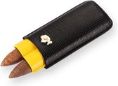 Cohiba Sigarendoos - Luxe Humidor - Sigaren Doosje Hoge Kwaliteit - Zwart - 2 Sigaren