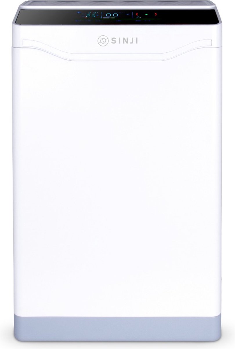 Sinji Luchtreiniger / Air Purifier – HEPA H13 + Koolstoffilter – 420 m³/u, voor ruimtes tot ca. 100 m² – UV-C + Ionisatie – PM2.5 Sensor – App + Afstandsbediening – Nachtmodus – Timer & Display – Helpt bij stof, pollen, huisstofmijt & geurtjes — afbeelding 7