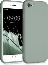 kwmobile telefoonhoesje geschikt voor Apple iPhone SE (2022) / iPhone SE (2020) / iPhone 8 / iPhone 7 - Hoesje voor smartphone - Back cover in grijsgroen