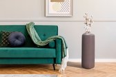 Vloer vaas art deco 215 grijs / zilver