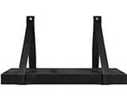 Wandplank  - houten wandplank - zwart  - 40 cm breed