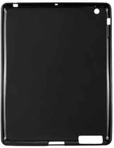 FONU Siliconen Backcase Hoesje iPad 2 / 3 / 4 - 9.7 inch - Zwart