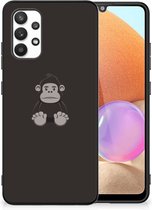 Trendy Telefoonhoesjes Geschikt voor Samsung Galaxy A32 4G | A32 5G Enterprise Editie GSM Hoesje met Zwarte rand Gorilla