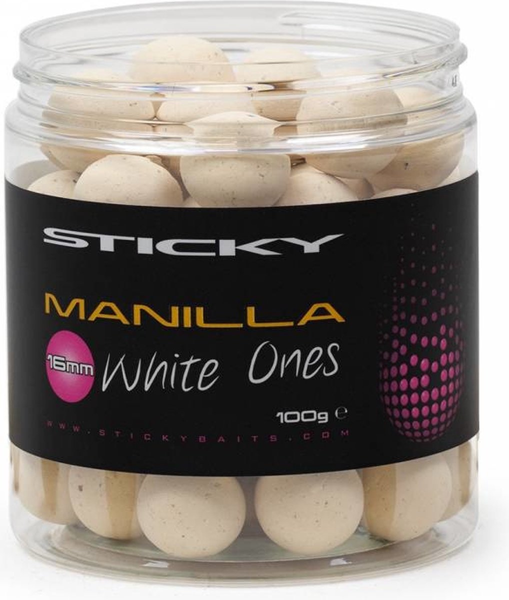 Sticky Baits Manilla White Ones 100g - Maat : 14mm
