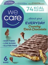 WeCare Everyday Crunchy Dark Chocolate -8x6 stuks