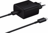 Samsung PD 45W Wall charger - USB-C Snellader - Black