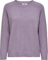 Only Trui Onllesly Kings L/s Pullover Knt Noo 15170427 Pastel Lilac/melange Dames Maat - XL