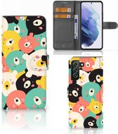 Wallet Bookcase Geschikt voor Samsung Galaxy S22 Plus Telefoonhoesje Bears