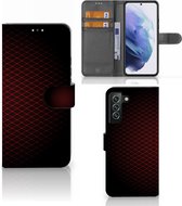 GSM Hoesje Geschikt voor Samsung Galaxy S22 Plus Telefoonhoesje met foto Geruit Rood