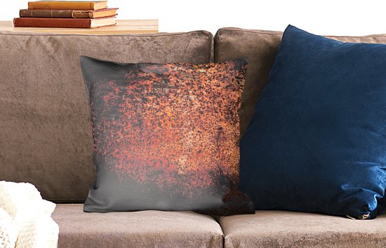 Coussins Coussins décoratifs - Oreillers Salon - 45x45 cm - Acier - Rouille - Bronze