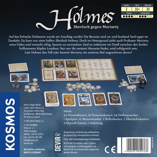 Afbeelding van het spel Kosmos Holmes: Sherlock gegen Moriarty
