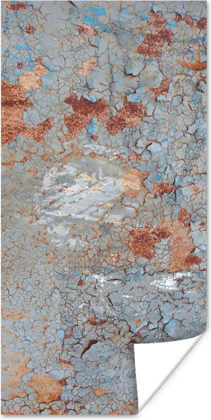 Affiche Rouille - Peinture - Métal - 20x40 cm