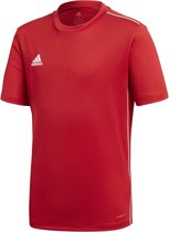 adidas Core18 Jersey Junior Sportshirt - Maat 140  - Unisex - rood