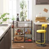 Keukenkast Industrieel - Keukenrek - Keuken Kast - Magnetronrek - Vintage - 80x35x95 cm