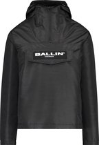 Ballin Amsterdam -  Heren Regular Fit  Anorak  Jas  - Zwart - Maat XL