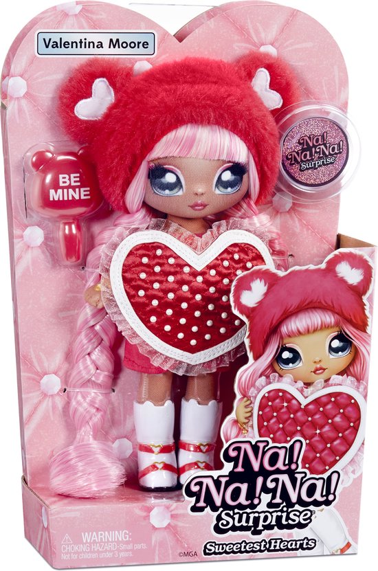 Na! Na! Na! Surprise Sweetest Hearts Doll- Valentina Moore (Red) | bol