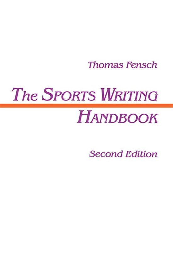 The Sports Writing Handbook - cover