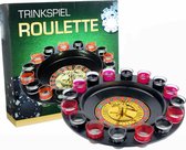 Decopatent® Roulette Drankspel - Met 16 shotglaasjes - Drinkspel - Drank spel Voor Volwassenen - Drinking Game - Drank Roulette