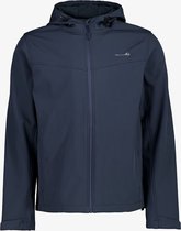 Mountain Peak heren outdoor softshell jas - Blauw - Maat S - Winddicht - Ademend materiaal