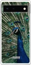 6F hoesje - geschikt voor Google Pixel 6 -  Transparant TPU Case - Peacock #ffffff