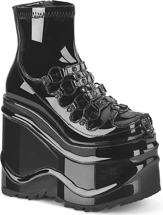 Demonia Platform Bottes femmes -42 Chaussures- WAVE-110 US 12 Zwart