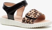 Blue Box meisjes sandalen met luipaardprint - Bruin - Maat 30